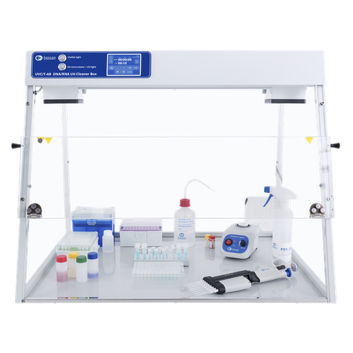 [BS-040102-A13] UVC/T-AR - Caja de limpieza UV para ADN/ARN (pantalla táctil; sin mesa)