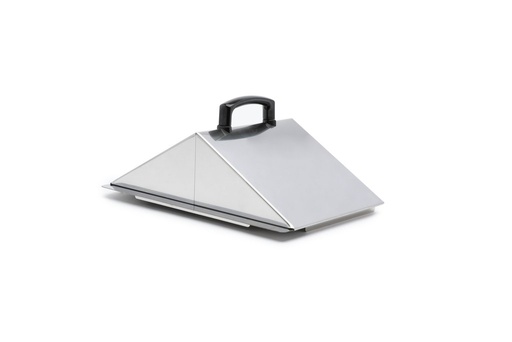 [LST12] Lid pitched lift-off s/s for S12 and ST12 baths, recommended when bath is used constantly with water above 90°C