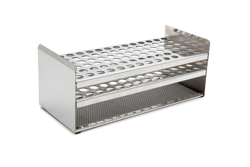 [J2-10] Test tube racks stainless steel for SAP, JBN, JBA and SBB baths for 10mm tubes