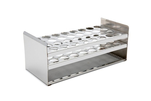 [J2-19] Test tube racks stainless steel for SAP, JBN, JBA and SBB baths for 19mm tubes