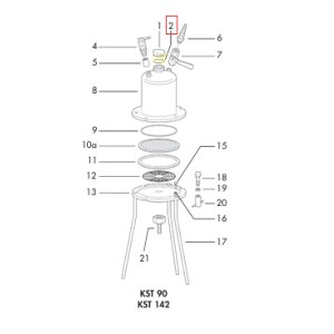 Fittings y repuestos para portafiltros de presion Advantec