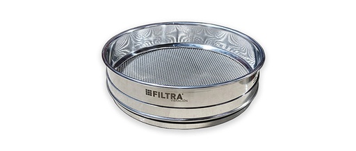 [TP400004000065] Tamiz Filtra Placa perforada - D 400 mm - Luz 4 mm - Hu 65 mm