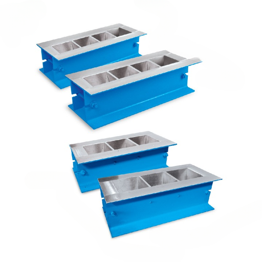 Molde triple para cubos de acero