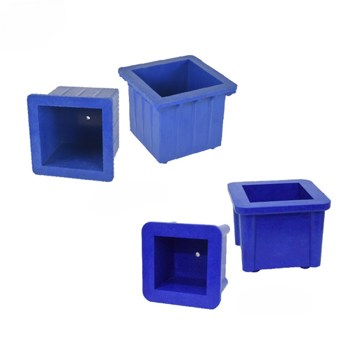 Molde plastico de alta densidad para cubos de 150 mm