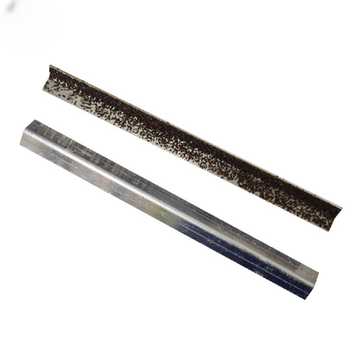 Pieza de agarre de aluminio para cordon de acero
