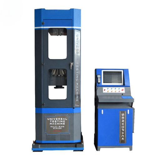 [B-01-200-0716] Universal maquina de ensayo 1200kN Servo Hydraulic Multi Alambre acero Strand