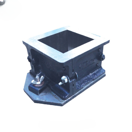 Molde cubico de hierro fundido