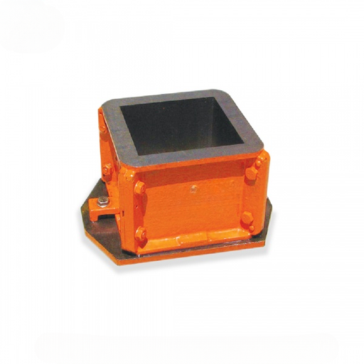 Molde cubico de hierro fundido 45 grados