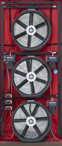 [BD3-KIT-030] Sistema Minneapolis Blower Door™ 3 Ventiladores con 3 Manómetros DG-1000