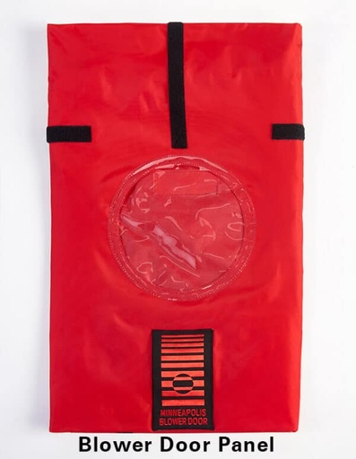 [ACCSNYLP] Panel de Nylon Rojo 1 Agujero para Blower Door™