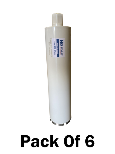 4.25" Contractor Pro Wet brocas para extraccion de nucleos - 16 taladro Depth (Pack Of 6)