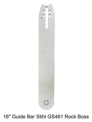 [BAR-CAGBG01664] 16" barra para STIHL GS 461 ROCK BOSS