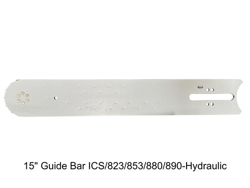 [BAR-CAGBH01566] 15" barra para hidraulico ICS 853/880/890