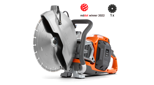 [EK-K1PBS-14] Husqvarna K1 Pace bateria accionado Cut Off sierra - 14" discos de corte capacidad