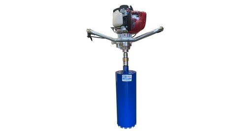 [K-501-G25] Máquina taladradora de núcleos portátil, motor de gasolina de 1.5 HP, capacidad de broca de 6"