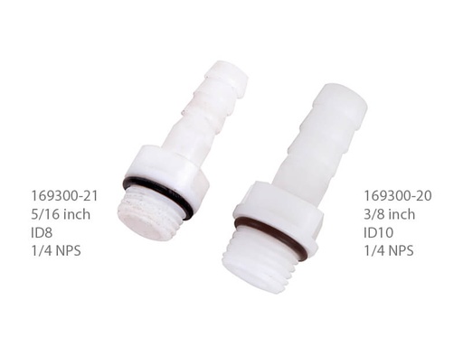 Conector de manguera resistente a químicos