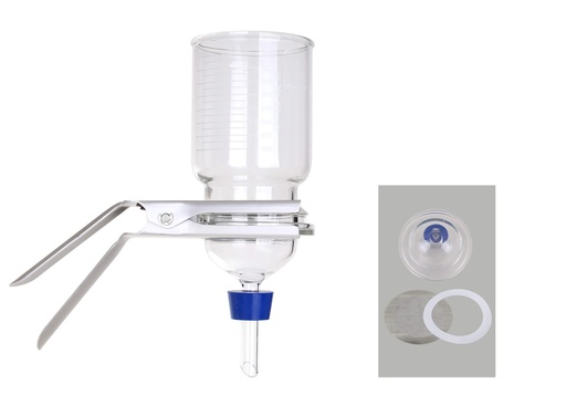 [167120-37] Portafiltro de 1000 mL con soporte de acero inoxidable
