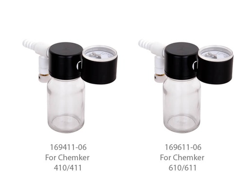 Trampa de vapor de vidrio / regulador de vacío para Chemker 410/411/610/611