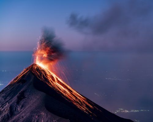 volcanes en la antartida