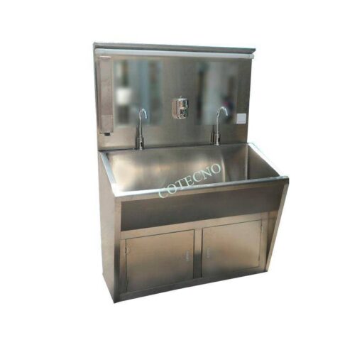 Double person hospital hand washing sink B-01-12-10-000105