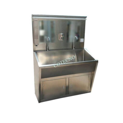 Double person hospital hand washing sink B-01-12-10-000113