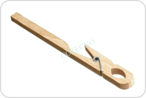 Pinza de madera para tubos hasta 25 mm. diam.largo 15 cm. BellPinMadParTubHas-25X15