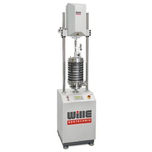 combined static and cyclic electrom. triaxial testing system