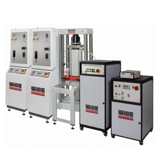 frozen and temperature controlled triaxial testing system