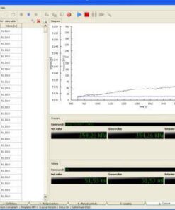 high pressure syringe pump screen shot