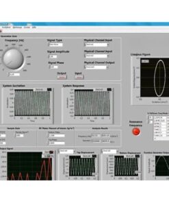 resonant column device software screenshot