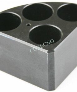 Cuarto de bloque de reacción Negro, 28 mm x 43 mm