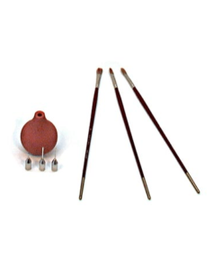 CEPILLOS Y SOPLADORES DE GOMA PARA DECORAR