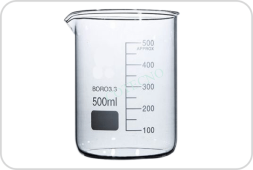 Vaso de polipropileno autoclavablegraduado 500 ml.