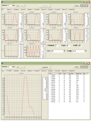 captura de pantalla del software BELL-ET77