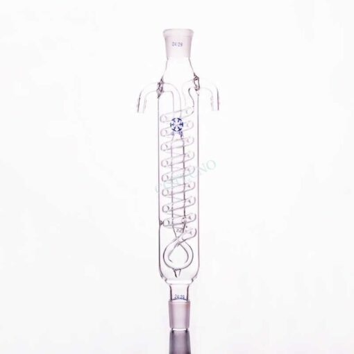 condensador con tubo interior en espiral boca baja estandar