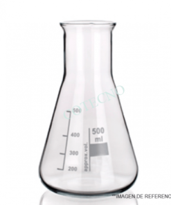 Matraces Erlenmeyer Cuello ancho con graduación 100 ml-5000 ml