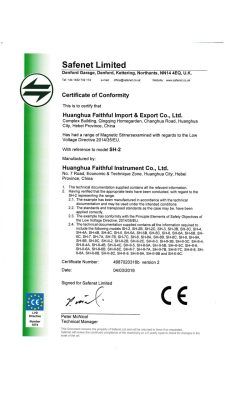 Certificado Plato de Caleffacion