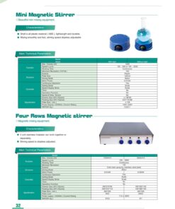 Agitador Magnético Análogo Con Plato De Cerámica - Calefacción + Agitación  BE-AgiMaCer-4 » COTECNO, Equipamiento Científico